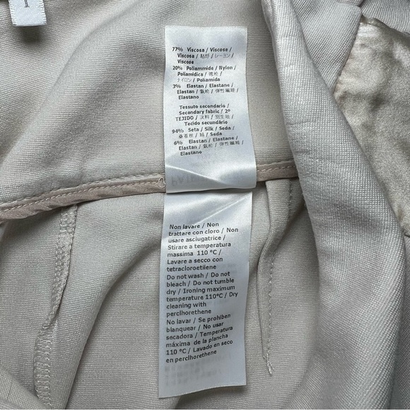 Patrizia Pepe Ivory / Cream Lightweight Straight Pencil Skirt Womens size 1 - Picture 6 of 7